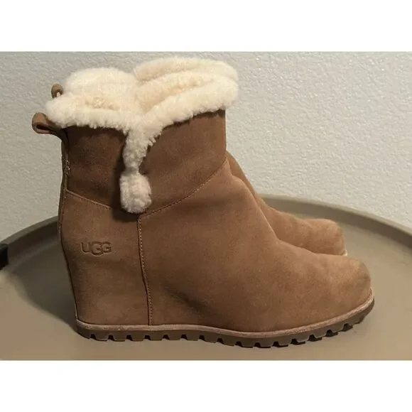 Boots Womens Ugg Seyline Waterproof Wedge Bootie Ugg Seyline Wedge